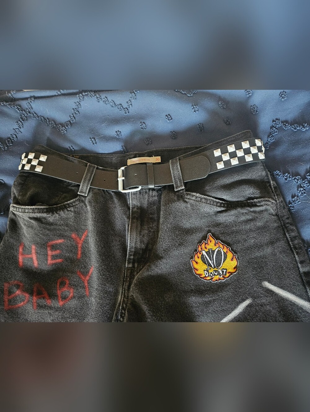 NO DOUBT Custom Levis 30 🏁❣️ GWEN - Picture 8 of 9
